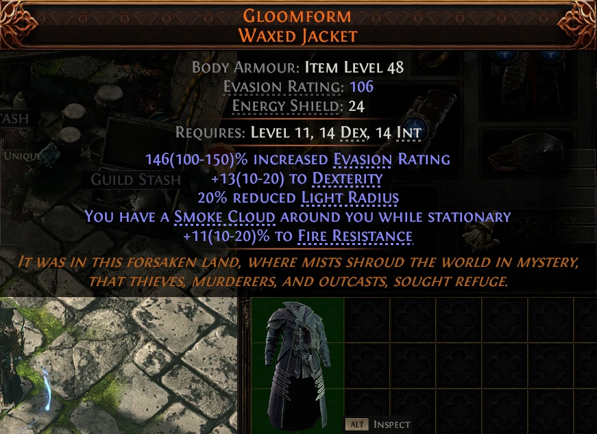 GLOOMFORMWAXED JACKET