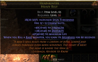 HEADHUNTERHEAVY BELT
