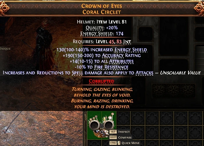 CROWN OF EYESCORAL CIRCLET