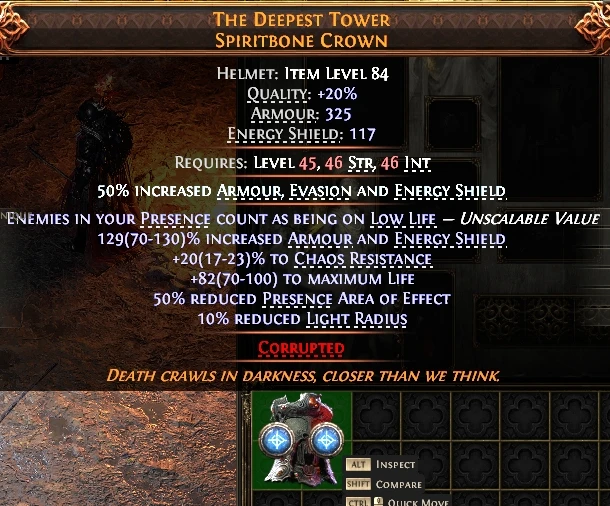 THE DEEPEST TOWERSPIRITBONE CROWN