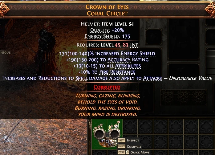 CROWN OF EYESCORAL CIRCLET