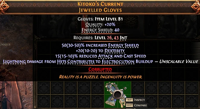 KITOKO'S CURRENTJEWELLED GLOVES