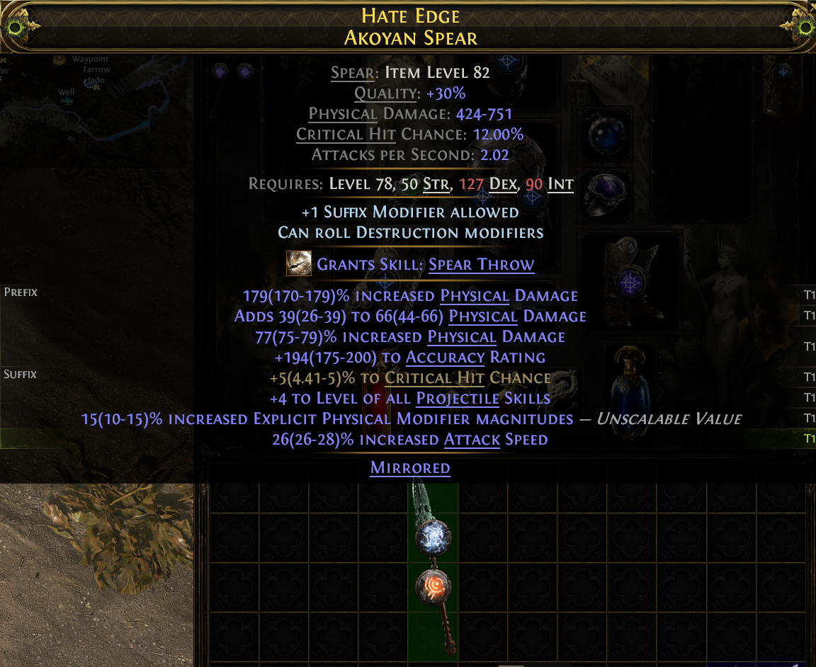HATE EDGE AKOYAN SPEAR