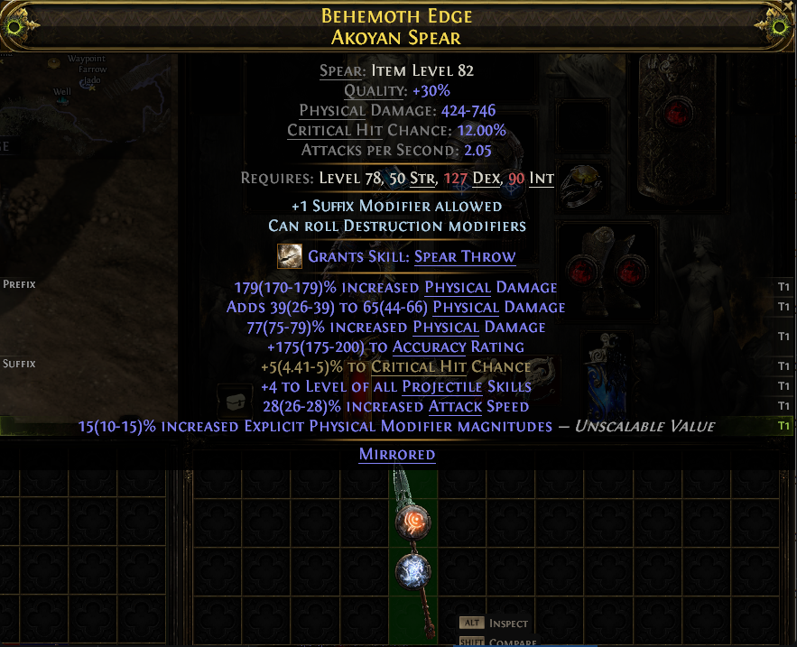 BEHEMOTH EDGE AKOYAN SPEAR