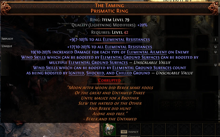 THE TAMING PRISMATIC RING