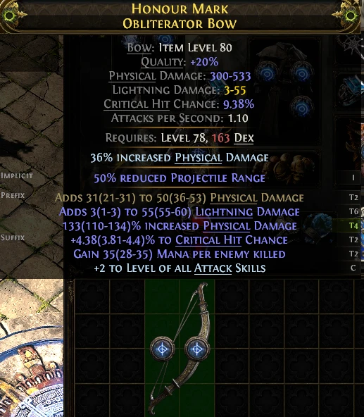 MARK OBLITERATOR Bow
