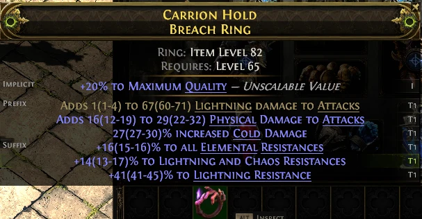 CARRION HOLD BREACH RING