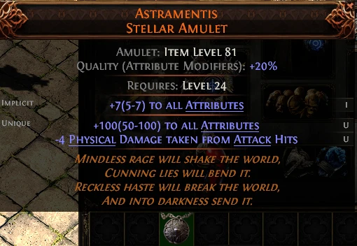 ASTRAMENTIS STELLAR AMULET