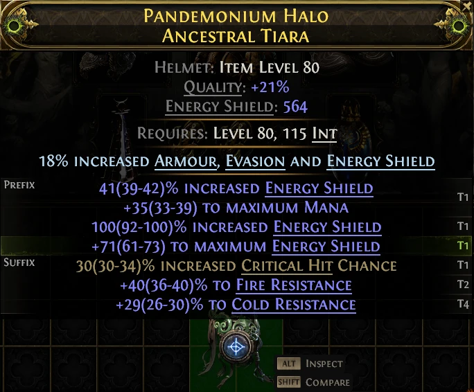 PANDEMONIUM HALO ANCESTRAL TIARA