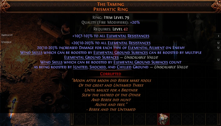 THE TAMING PRISMATIC RING