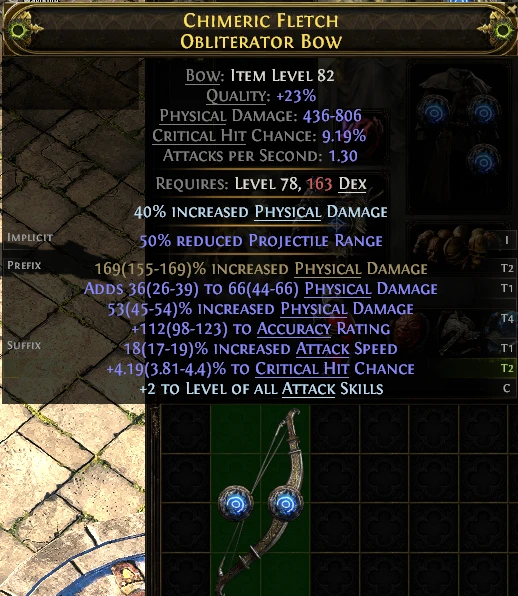 CHIMERIC FLETCH OBLITERATOR Bow