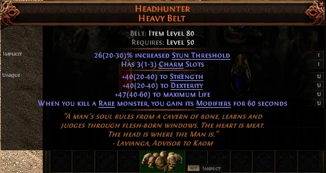 HEADHUNTER HEAVY BELT
