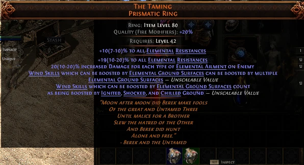 THE TAMING PRISMATIC RING