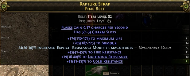 RAPTURE STRAP FINE BELT