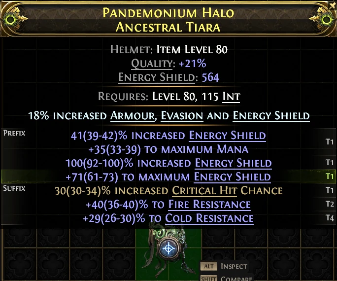 PANDEMONIUM HALO ANCESTRAL TIARA