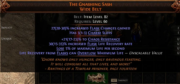 THE GNASHING SASH WIDE BELT