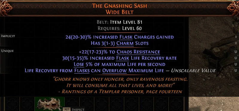 THE GNASHING SASH WIDE BELT