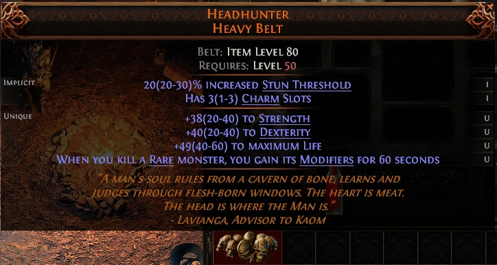 HEADHUNTER HEAVY BELT