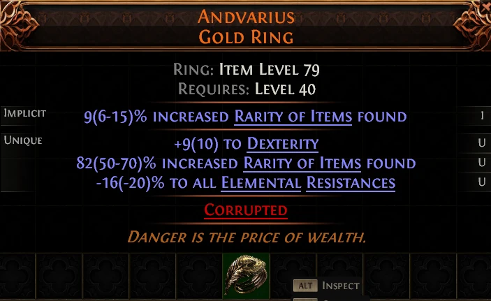 ANDVARIUS GOLD RING