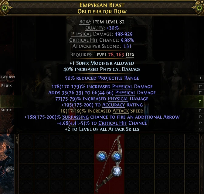 EMPYREAN BLAST OBLITERATOR Bow