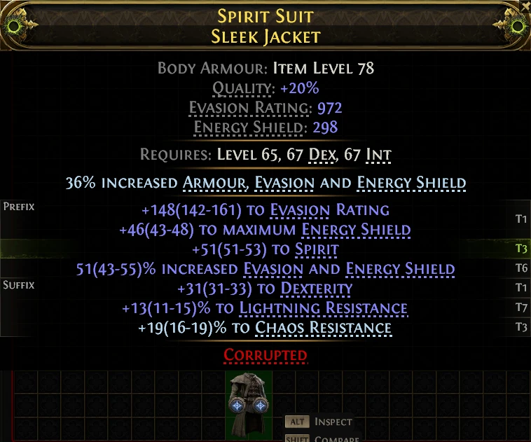 SPIRIT SUIT SLEEK JACKET
