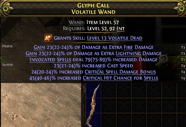 GLYPH CALL VOLATILE WAND