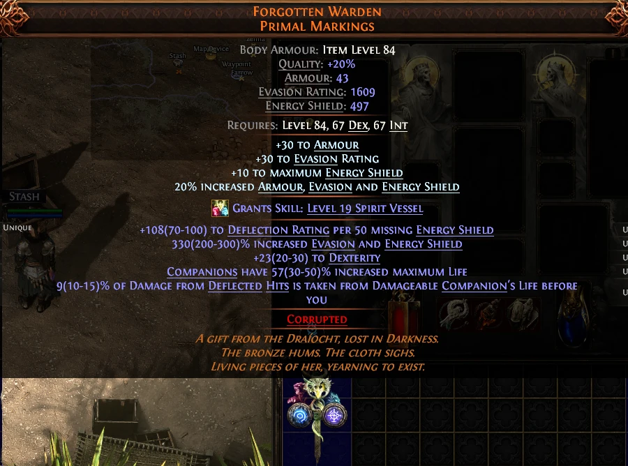 FORGOTTEN WARDEN PRIMAL MARKINGS Map.Device