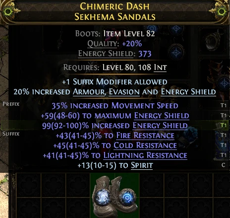 CHIMERIC DASH SEKHEMA SANDALS