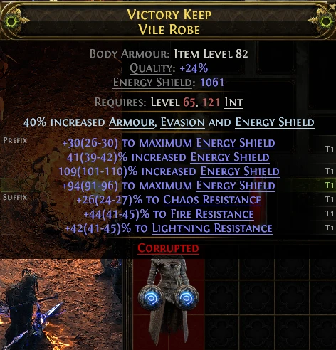 VICTORY KEEP VILE ROBE