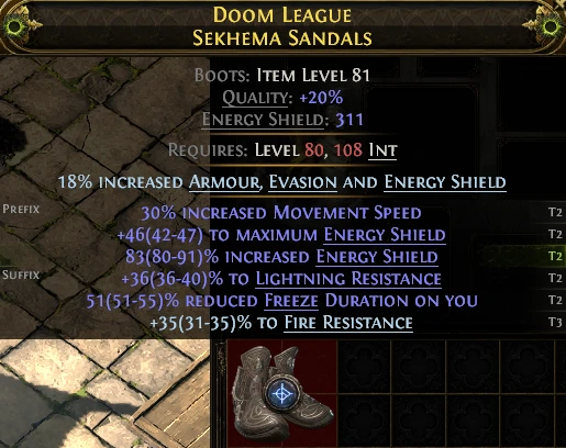 DOOM LEAGUE SEKHEMA SANDALS
