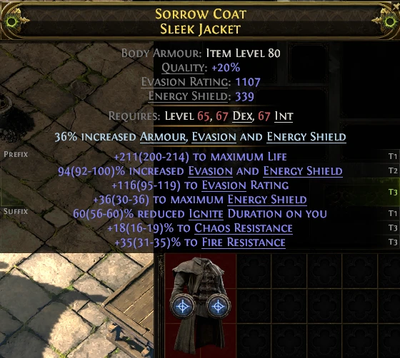 SORROW COAT SLEEK JACKET