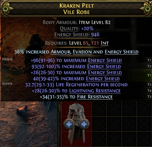 KRAKEN PELT VILE ROBE
