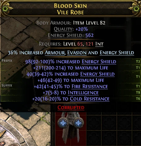 BLOOD SKIN VILE ROBE
