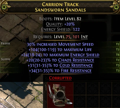 CARRION TRACK SANDSWORN SANDALS