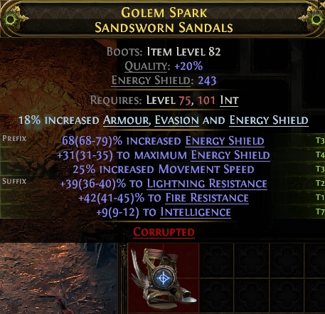 GOLEM SPARK SANDSWORN SANDALS