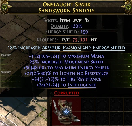 ONSLAUGHT SPARK SANDSWORN SANDALS