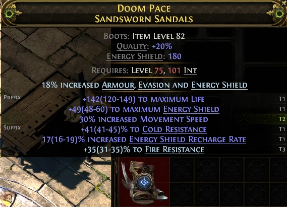DOOM PACE SANDSWORN SANDALS