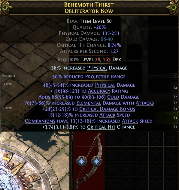 BEHEMOTH THIRST OBLITERATOR Bow