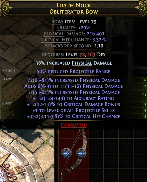 LOATH Nock OBLITERATOR Bow