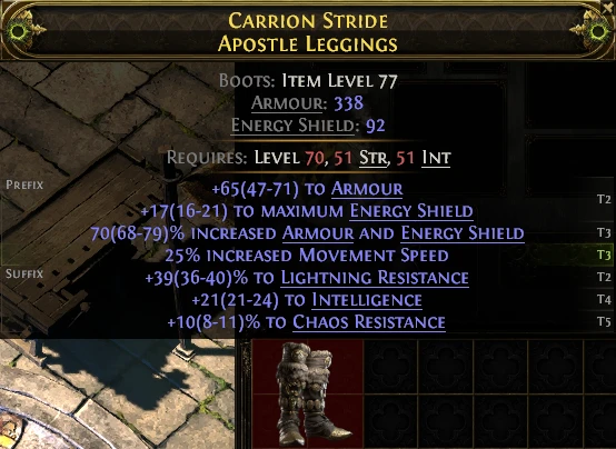 CARRION STRIDE APOSTLE LEGGINGS