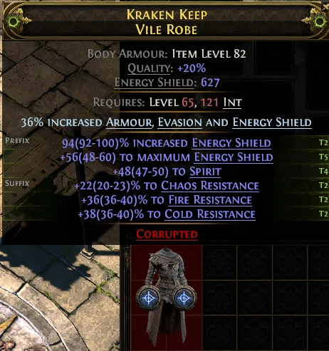 KRAKEN KEEP VILE ROBE