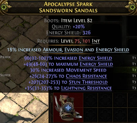 APOCALYPSE SPARK SANDSWORN SANDALS