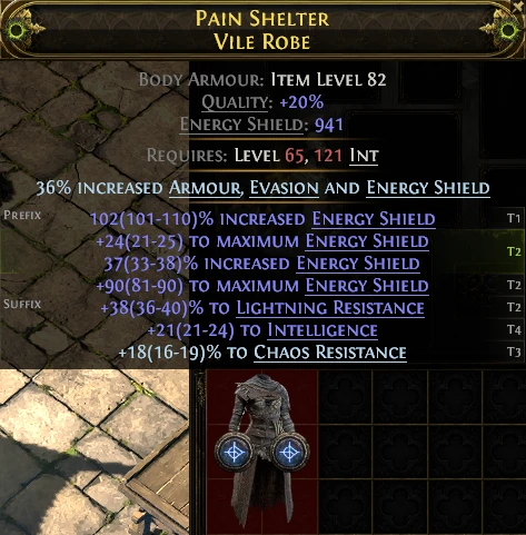 PAIN SHELTER VILE ROBE