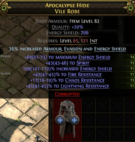 APOCALYPSE HIDE VILE ROBE