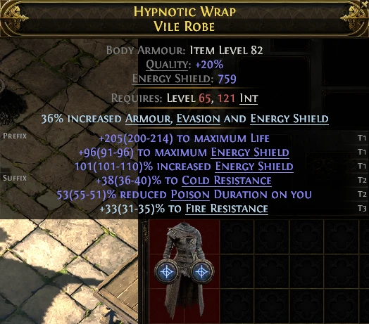 HYPNOTIC WRAP VILE ROBE