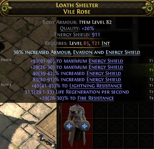 LOATH SHELTER VILE ROBE
