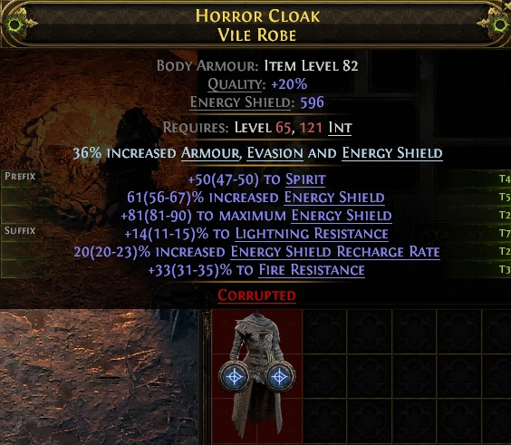 HORROR CLOAK VILE ROBE