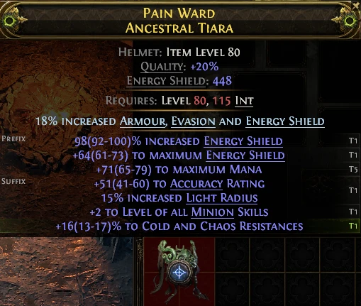 PAIN WARD ANCESTRAL TIARA