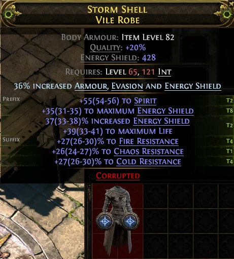 STORM SHELL VILE ROBE