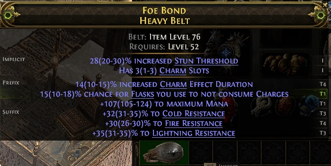 FOE BOND HEAVY BELT